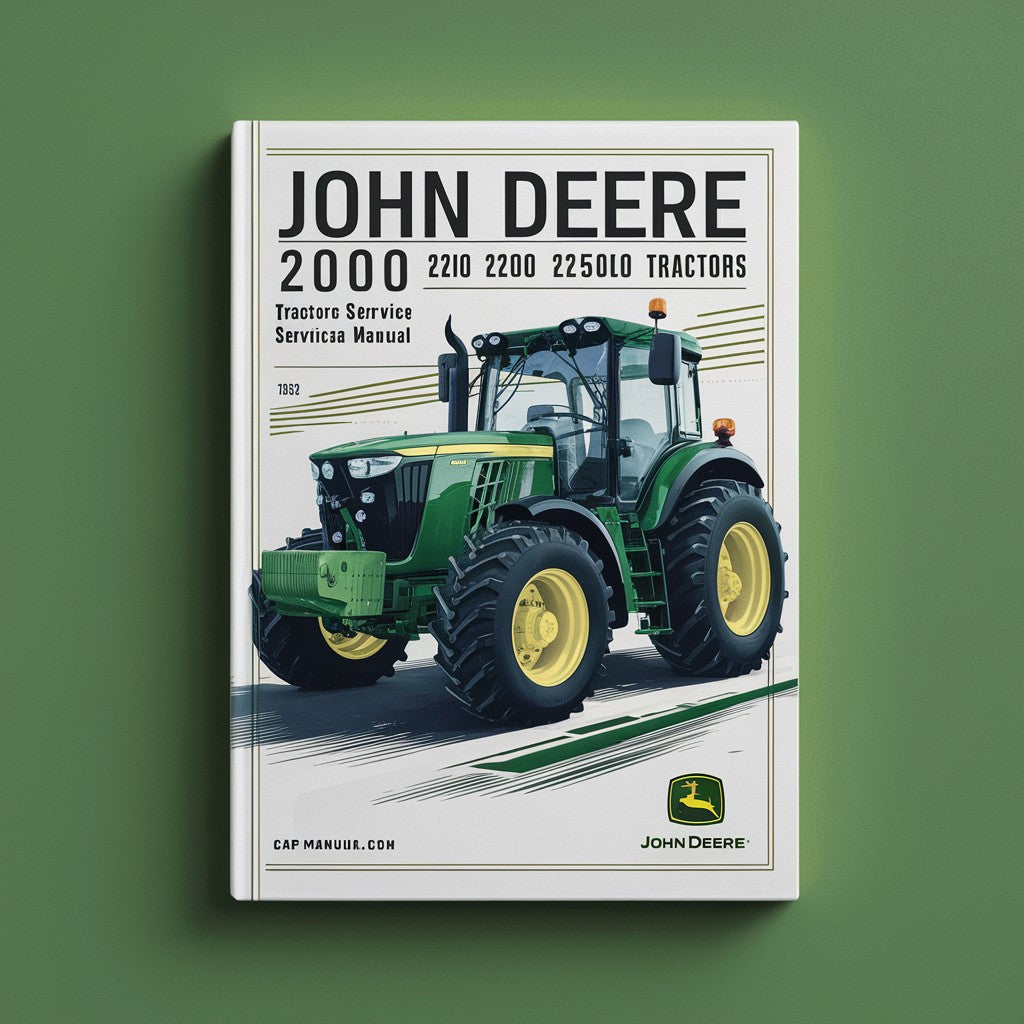 John Deere 2000 2100 2200 2300 2400 Tractors Service Technical Manual(TM1563)