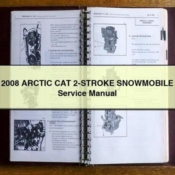2008 Arctic CAT 2-STROKE Snowmobile Service Repair Manual