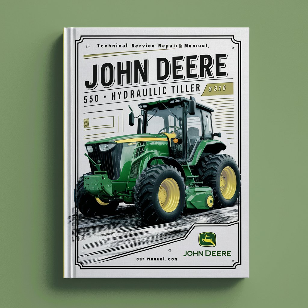 John Deere 550 Hydraulic Tiller Technical Service Repair Manual