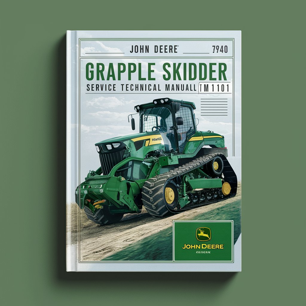 John Deere JD740 Grapple Skidder Service Technical Manual(TM1101)