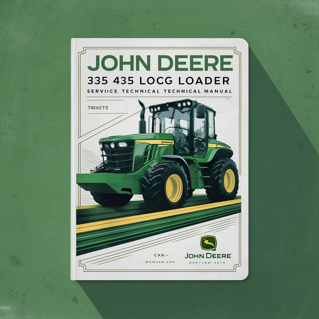 John Deere 335 435 Log Loader Service Technical Manual(TM1875)