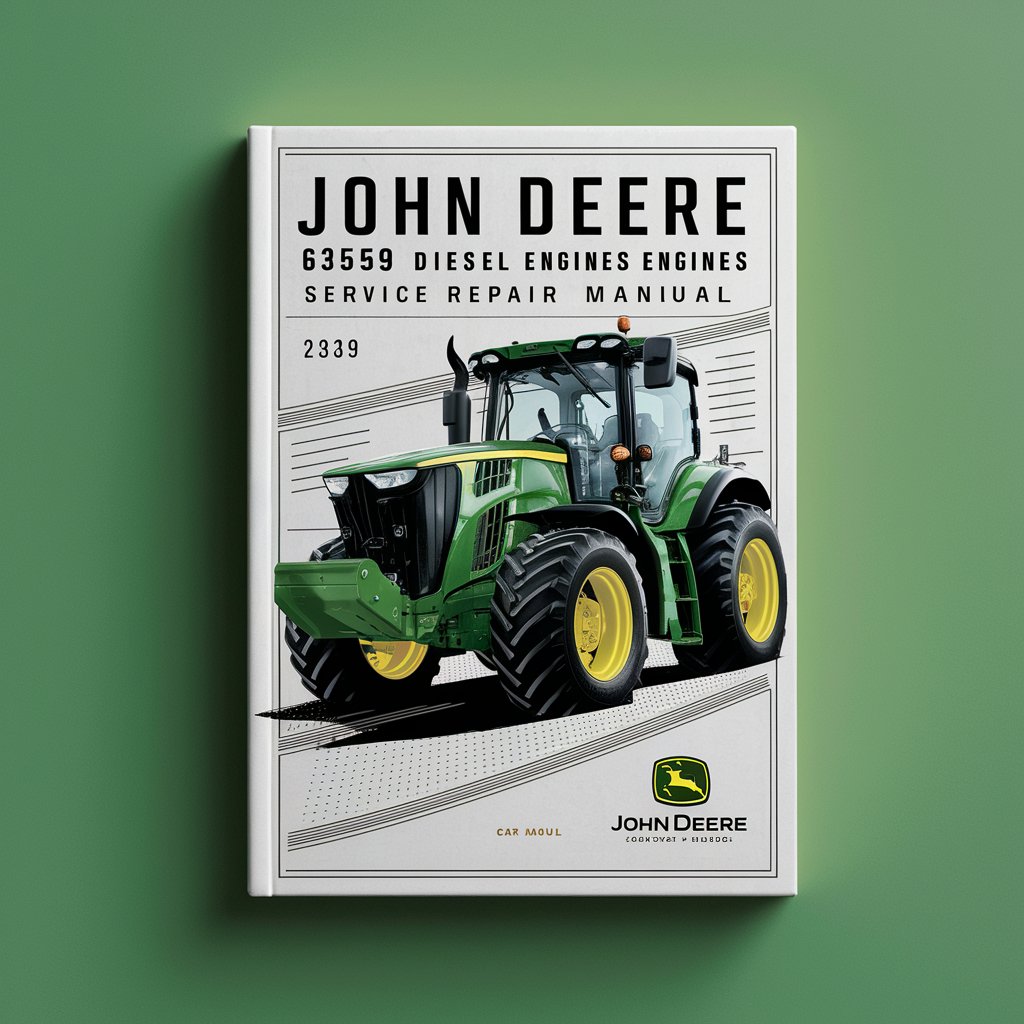 JOHN DEERE 6359 Diesel Engines Service Repair Manual