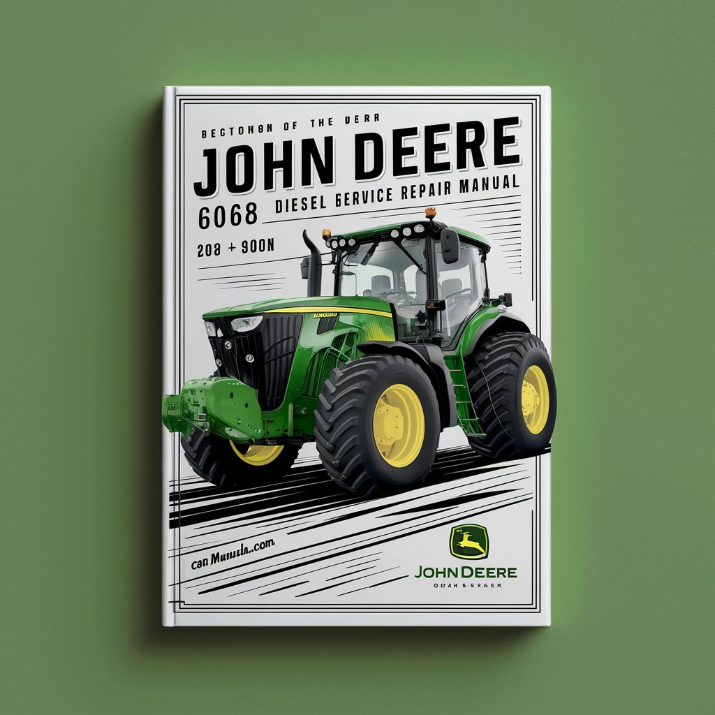 John Deere 6068 OEM Diesel Engine Service Repair Manual
