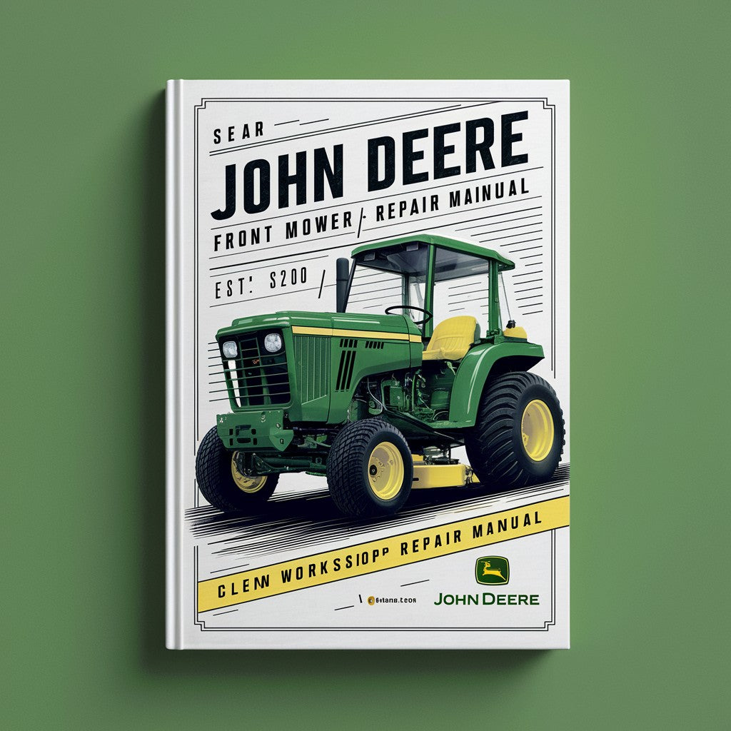 John Deere F510 Front Mower Workshop Service Repair Manual