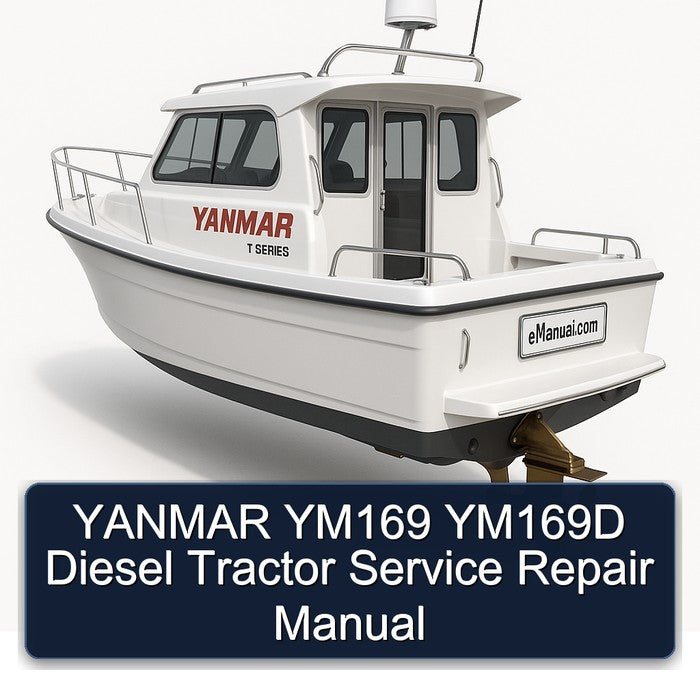 Yanmar YM169 YM169D Diesel Tractor Service Repair Workshop Manual PDF