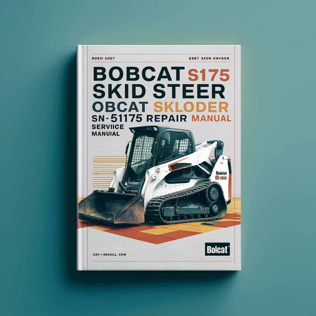 BOBCAT S175 SKID Steer OBCAT S175 SKLoader SN 517625001 & Above EDITION 2008 Service Repair Manual