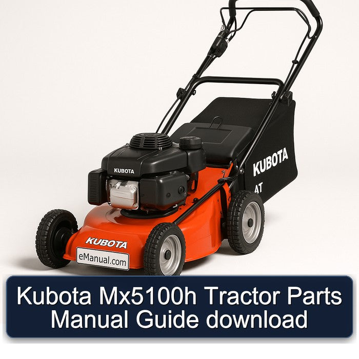 Kubota MX5100H Tractor Parts Catalog
