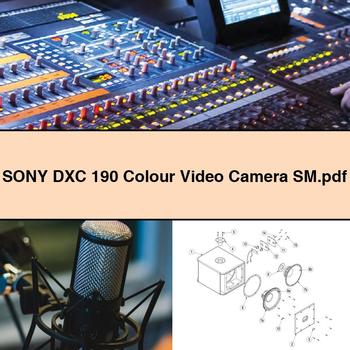 SONY DXC 190 Colour Video Camera SM