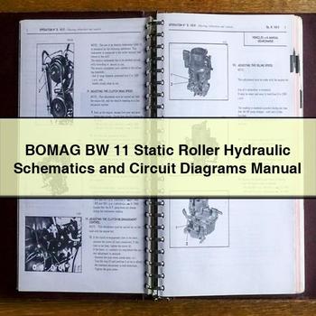 BOMAG BW 11 Static Roller Hydraulic Schematics and Circuit Diagrams Manual PDF Download