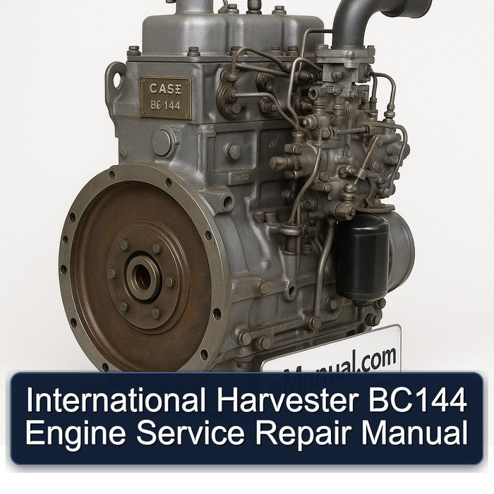 International Harvester BC144 Engine Service Repair Workshop Manual PDF