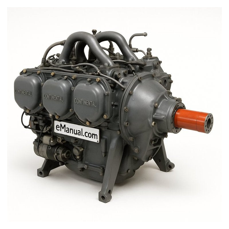Continental GO 300 Models GO-300 C D E X30020 Parts Catalog PDF
