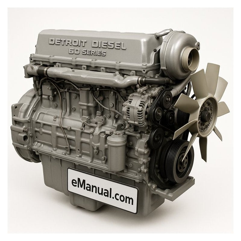 Detroit Diesel 60 Series 60G Engine Service Repair Workshop Manual PDF