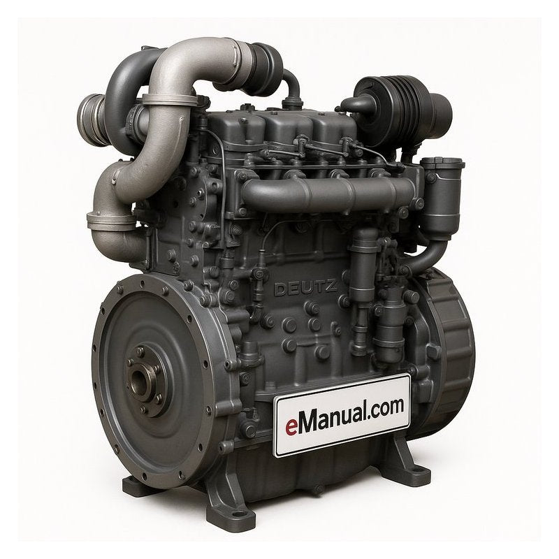 Deutz 1000 Serie 3 4 6 Cylinders Euro 2 Diesel Engine Service Repair Workshop Manual PDF