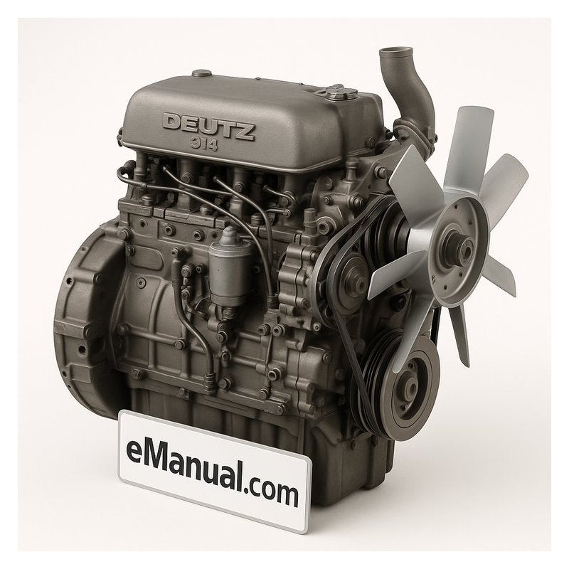 Deutz 914 BFL Series Diesel Engine Service Repair Workshop Manual PDF