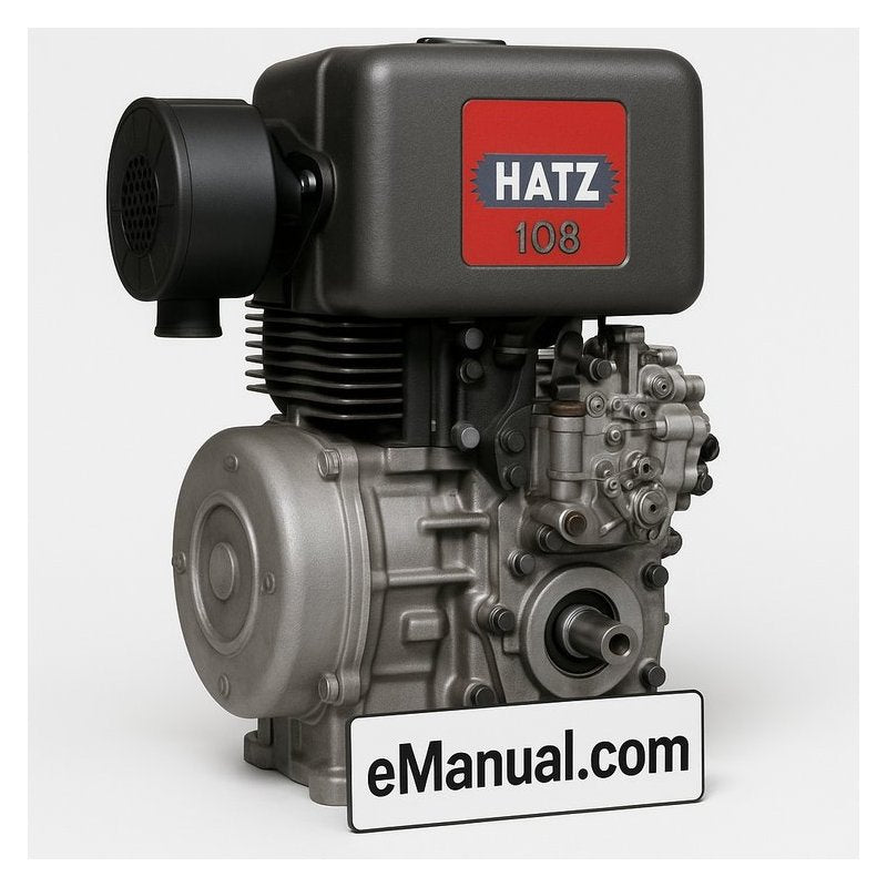 Hatz 108 Mchanics Service Repair Workshop Manual PDF