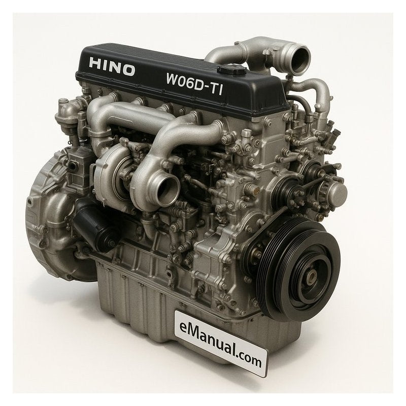 Hino W06D TI Diesel Engine Shop Service Repair Workshop Manual PDF