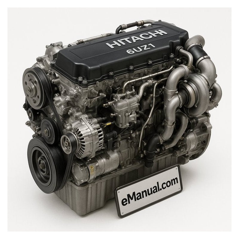 Hitachi 6uz1 Interim Tier 4 Compatible Engine Service Repair Workshop Manual PDF