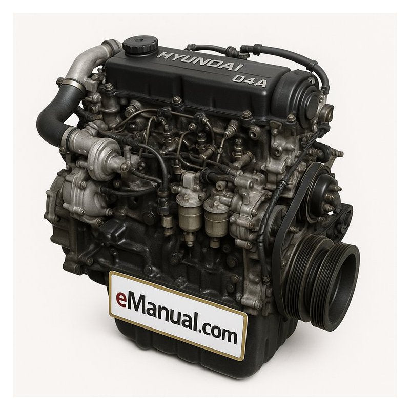 Hyundai D 4 A D4D Series Diesel Engine Service Repair Workshop Manual PDF