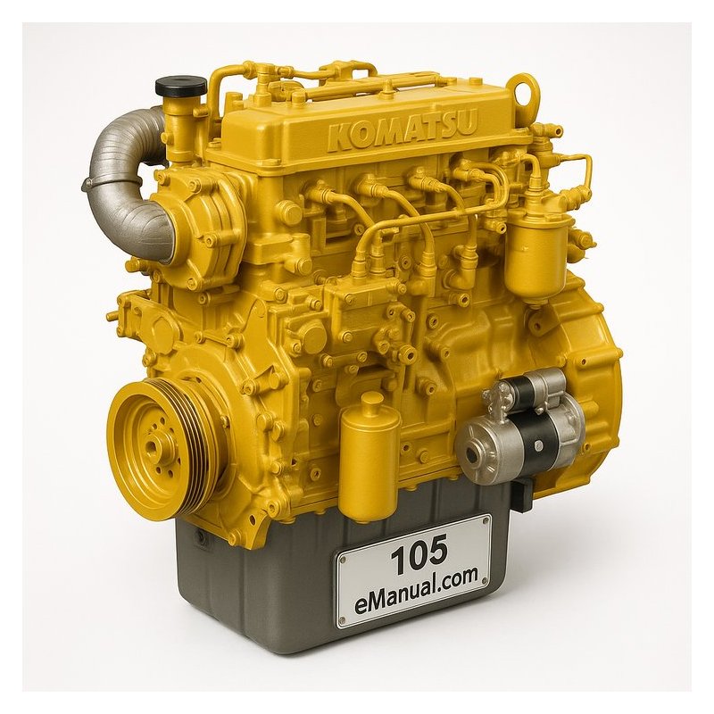 Komatsu 105 Series (4d105-3 S4d105-3 6D105-1 S6d105-1) Engine Service Repair Workshop Manual PDF