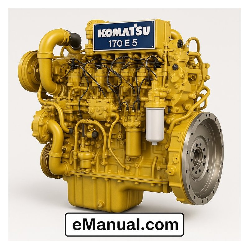 Komatsu 170 E 5 6D170-1 Series S6d170-1 Sa6d170-1 Saa6d170-1 Service Repair Workshop Manual PDF