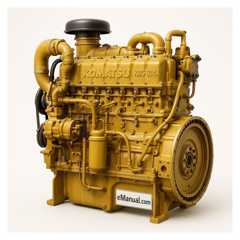 1991 Komatsu KDC 614 Series Engine ( Model) Model Troubleshooting Service Repair Workshop Manual PDF