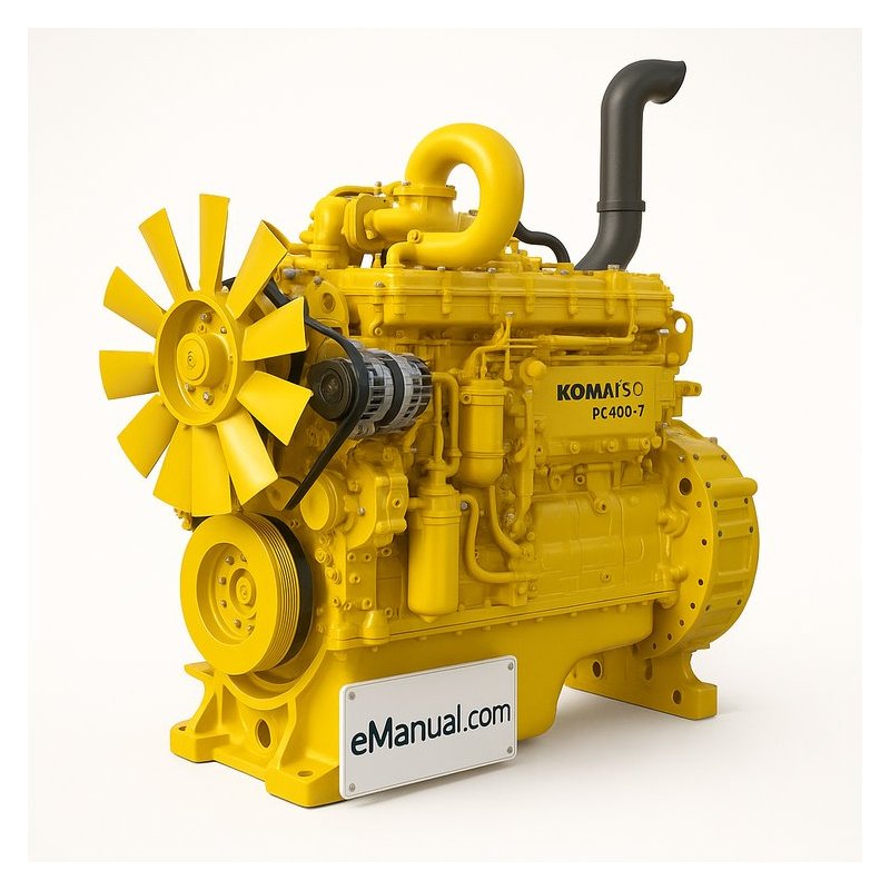 Komatsu PC400 7 125E-5 Series Diesel Engine Service Repair Workshop Manual PDF