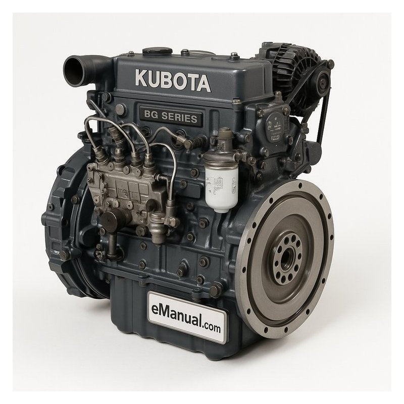 Kubota BG Series Yale E878 GDP155VX Service Repair Workshop Manual PDF