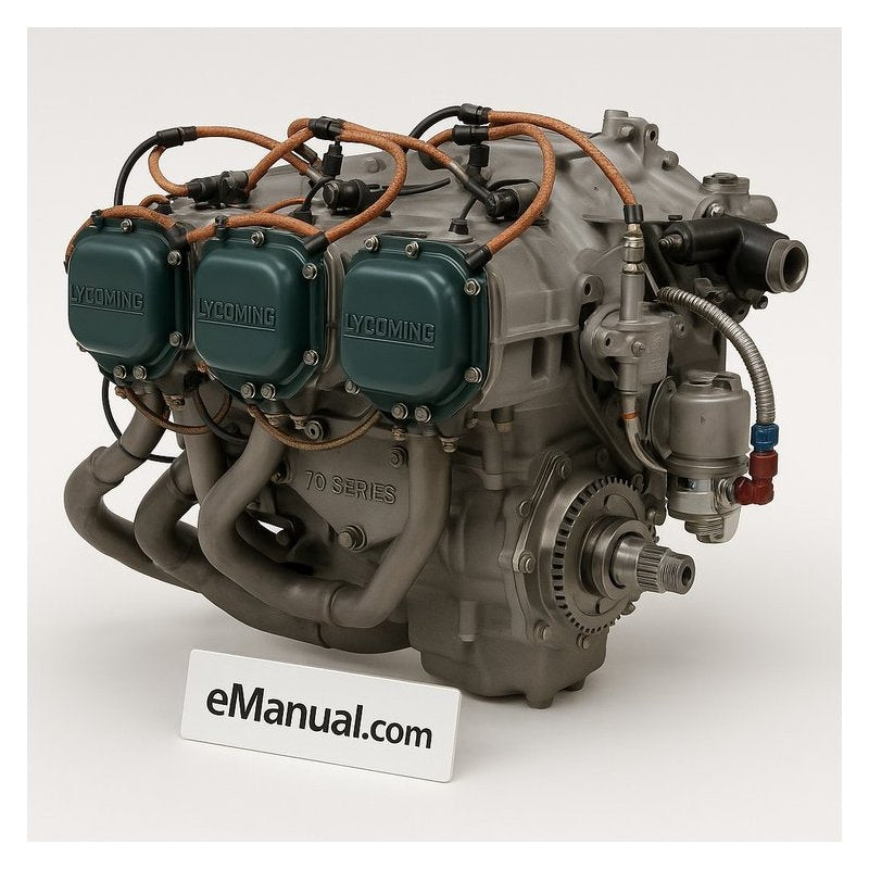 Lycoming 76 Series Aircraft -360 TO360 Operators 60297-25 Service Repair Workshop Manual PDF