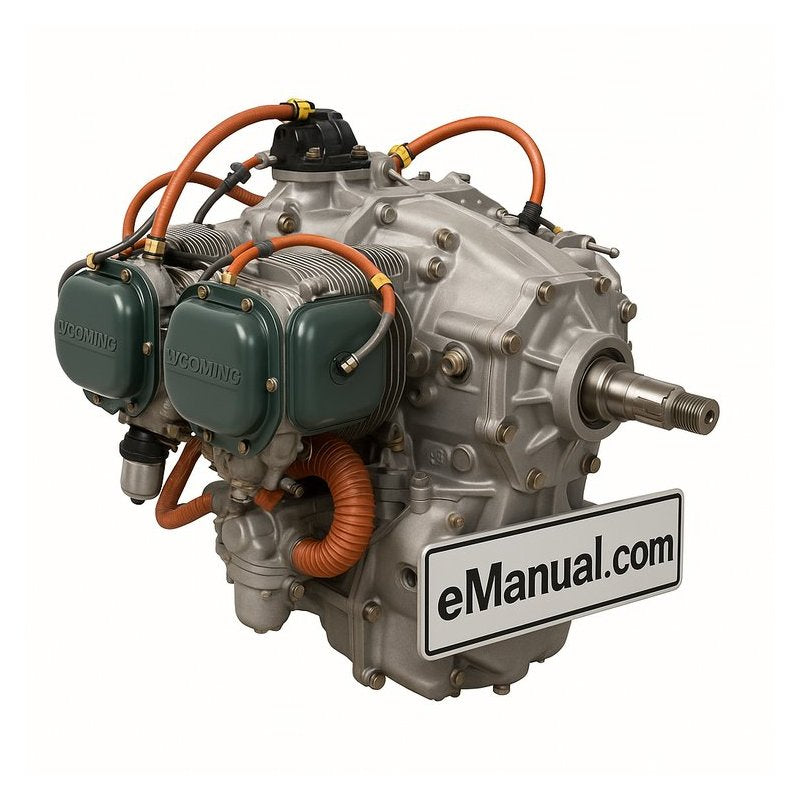 Lycoming O 320 Series Engine Operators Operator's Manual PDF