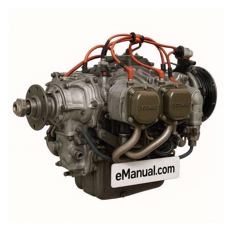 Lycoming O 360 Series O-360-a1p Engine Parts IPC IPL Catalog PDF