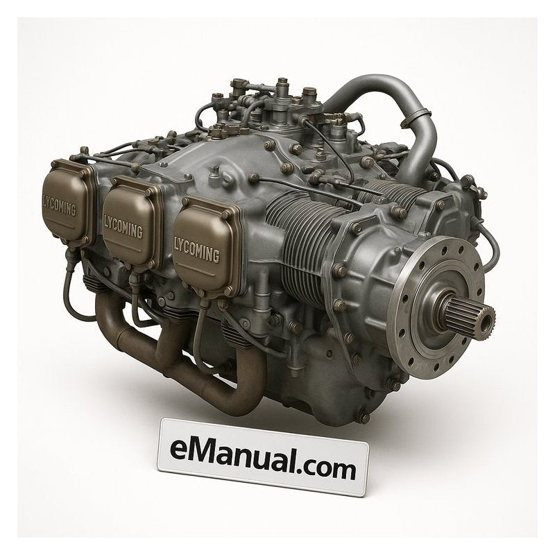 Lycoming O 435 Series Model O-435- Aviation Engine Service Repair Workshop Manual PDF