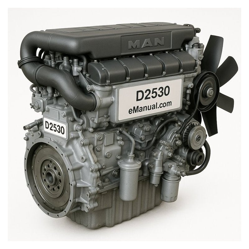 MAN D2530 Industrial Diesel Engine -d2842 Series Service Repair Workshop Manual PDF