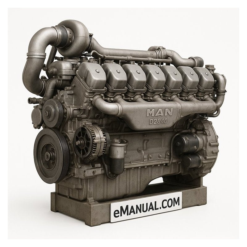 MAN D2848 Industrial Diesel Engine LE 2.. D2840 D2842 2 Service Repair Workshop Manual PDF