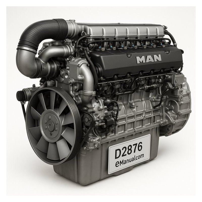 MAN D2876 R6-800 ( Le423) R6-730 Le433) Marine Diesel Engine LE423 LE433 Service Repair Workshop Manual PDF