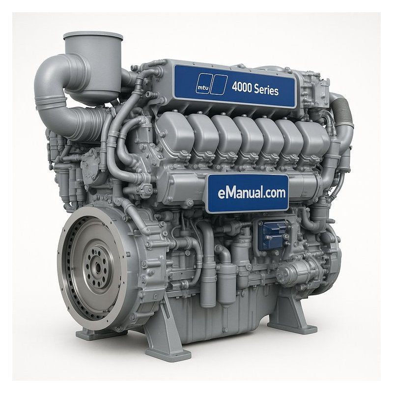 MTU 4000 Series Detroit 12V 16V Engine Service Repair Workshop Manual PDF