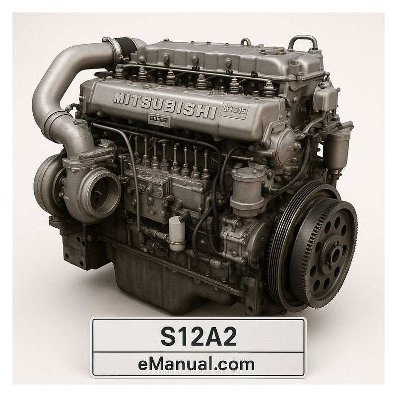 Mitsubishi S12a2 Diesel Engine Service Repair Workshop Manual PDF