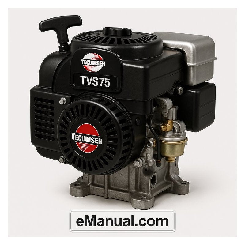 Tecumseh TVS75 L-HEAD 3-11 HP 4 Cycle Small Engine Service Repair Workshop Manual PDF