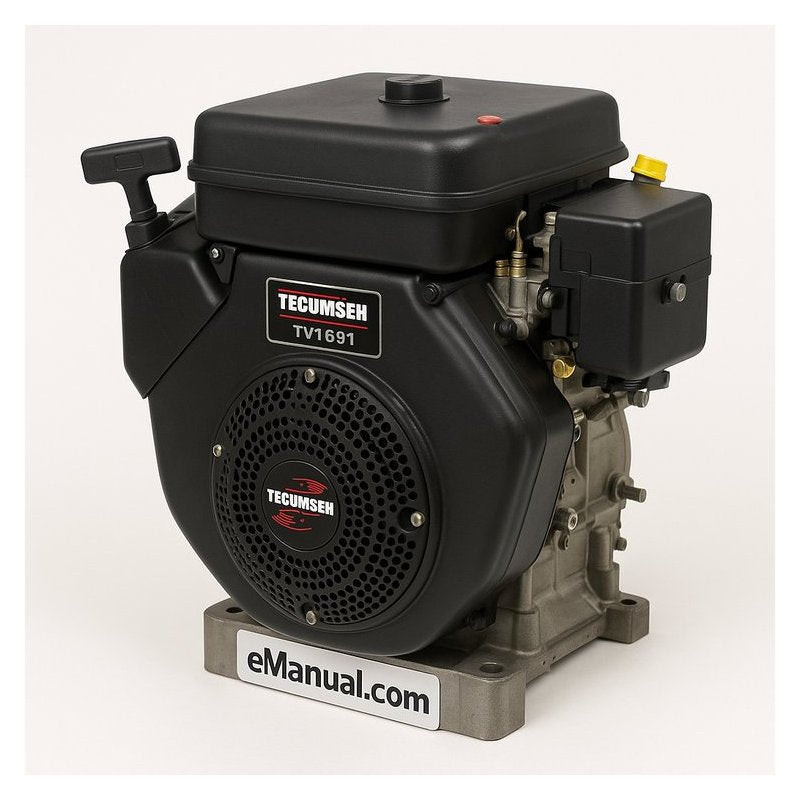 Tecumseh TVT691 V Twin Engine Shop Service Repair Workshop Manual PDF