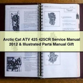 Manual de Servicio y Piezas Ilustrativo Arctic Cat ATV 425 425CR (2012)