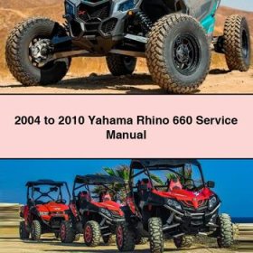 2004 to 2010 Yahama Rhino 660 Manual de servicio y reparación