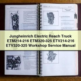 Manual de Servicio de Taller Jungheinrich: Carretillas Elevadoras Eléctricas ETM214-216, ETM320-325, ETV214-216, ETV320-325 (PDF)