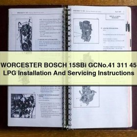 Worcester Bosch 15SBi GC Nr. 41 311 45 LPG: Einbau- und Wartungshinweise