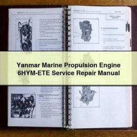 Yanmar Marine Propulsion Engine 6HYM-ETE Manual de servicio y reparación Download PDF