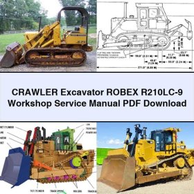 Crawler Excavator ROBEX R210LC-9 Workshop Manual de servicio y reparación