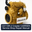 CD110R-2 Crawler CARRIER Service Shop Repair Manual