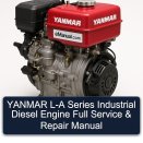 YANMAR L-A Series Industrial Diesel Engine Full Service & Repair Manual