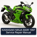KAWASAKI NINJA 600R 1997 Service Repair Manual