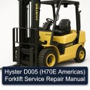 Hyster D005 (H70E Americas) Forklift Service Repair Manual