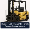Hyster F005 (H3.50XL) Forklift Service Repair Manual