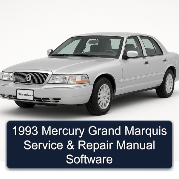 1993 Mercury Grand Marquis Service & Repair Manual Software